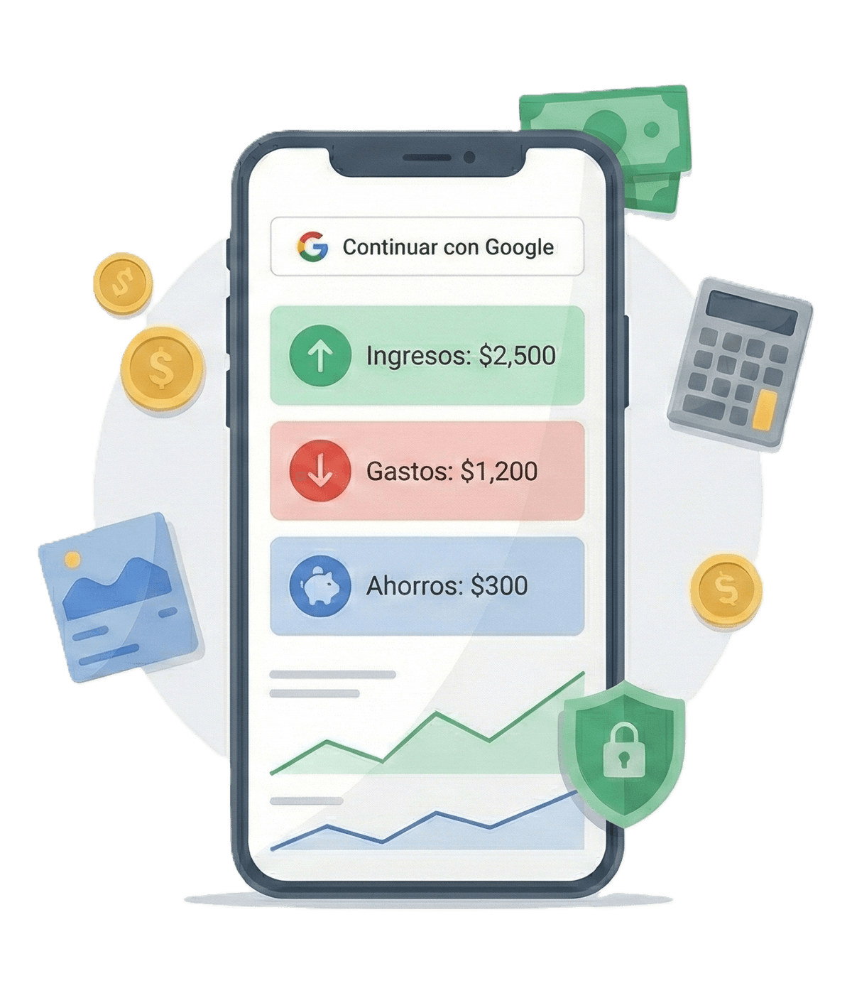 App de finanzas dashboard